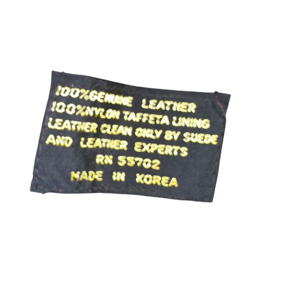 Avant Garde Korea Brown Vintage Button Up Jacket with Belt Leather Size 13/14 - Picture 3 of 7